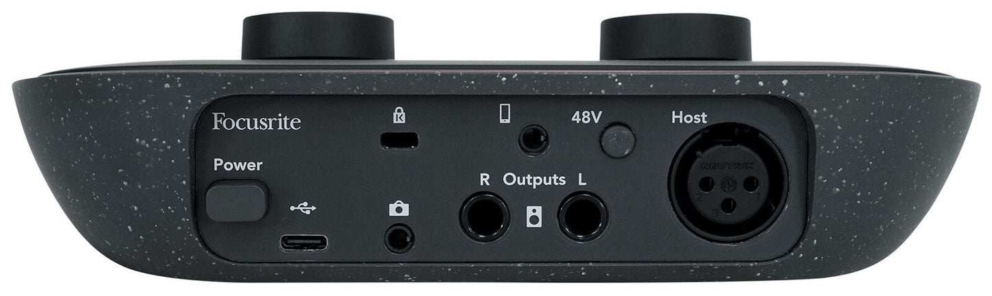 Focusrite Vocaster One Studio USB-C Podcasting Audio Interface Bundle