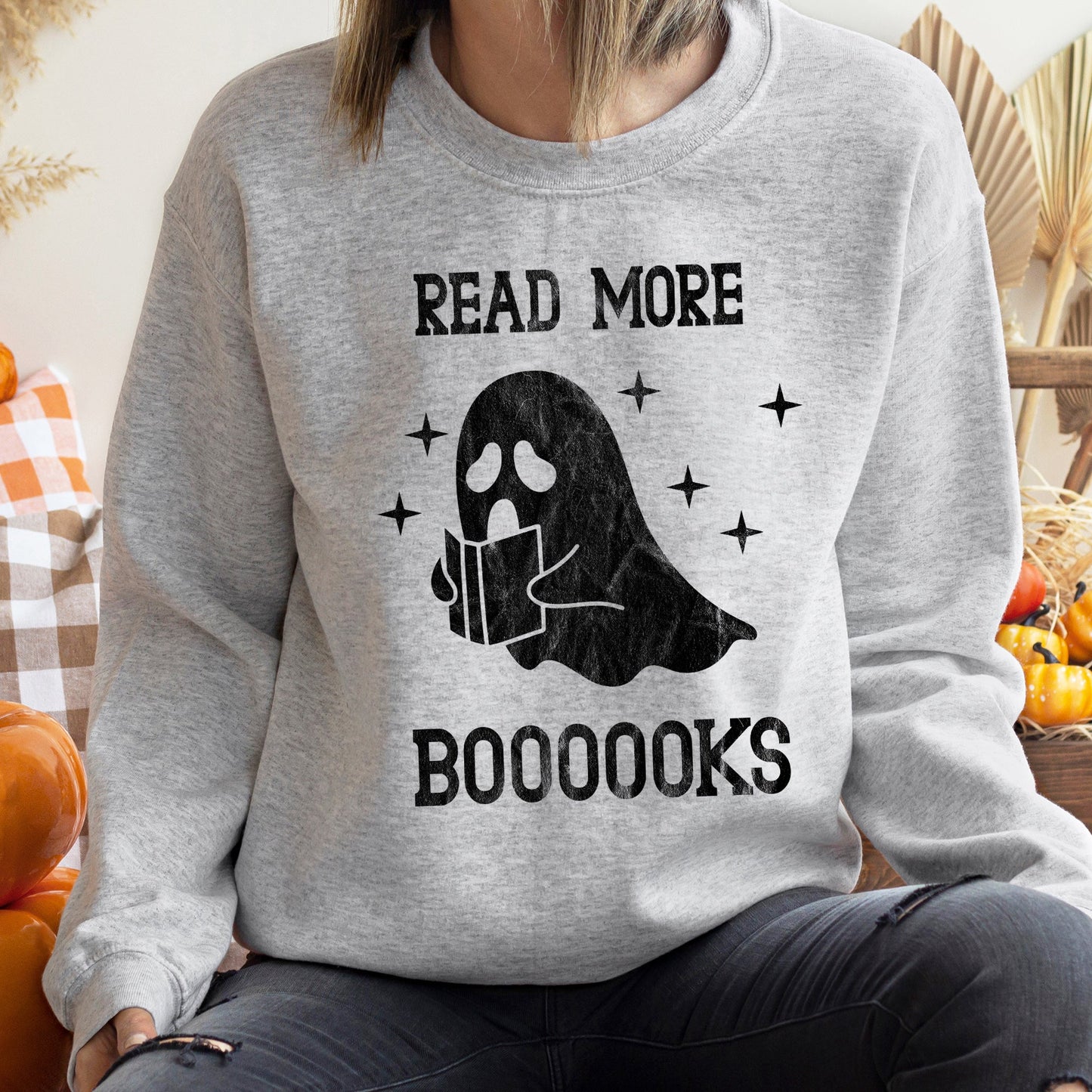 Read More Books Vintage Halloween Sweatshirt