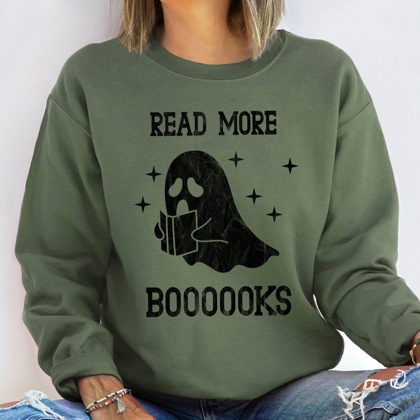 Read More Books Vintage Halloween Sweatshirt