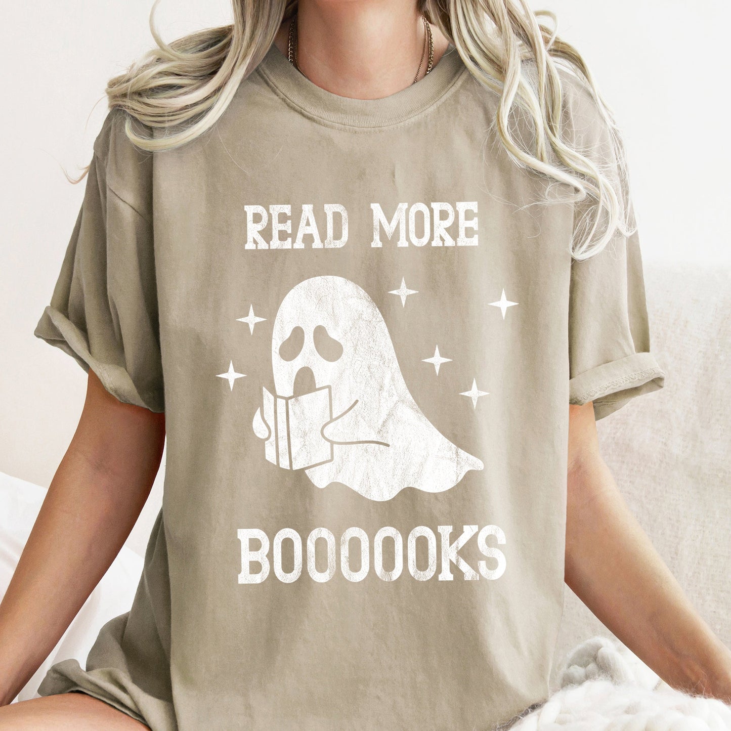 Read More Books Retro Halloween Comfort Colors Tshirt