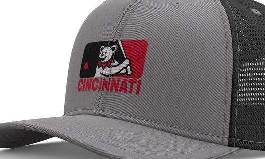 Cincinnati Baseball Edition Dancing Bear Logo Trucker Cap The Ballpark Collection