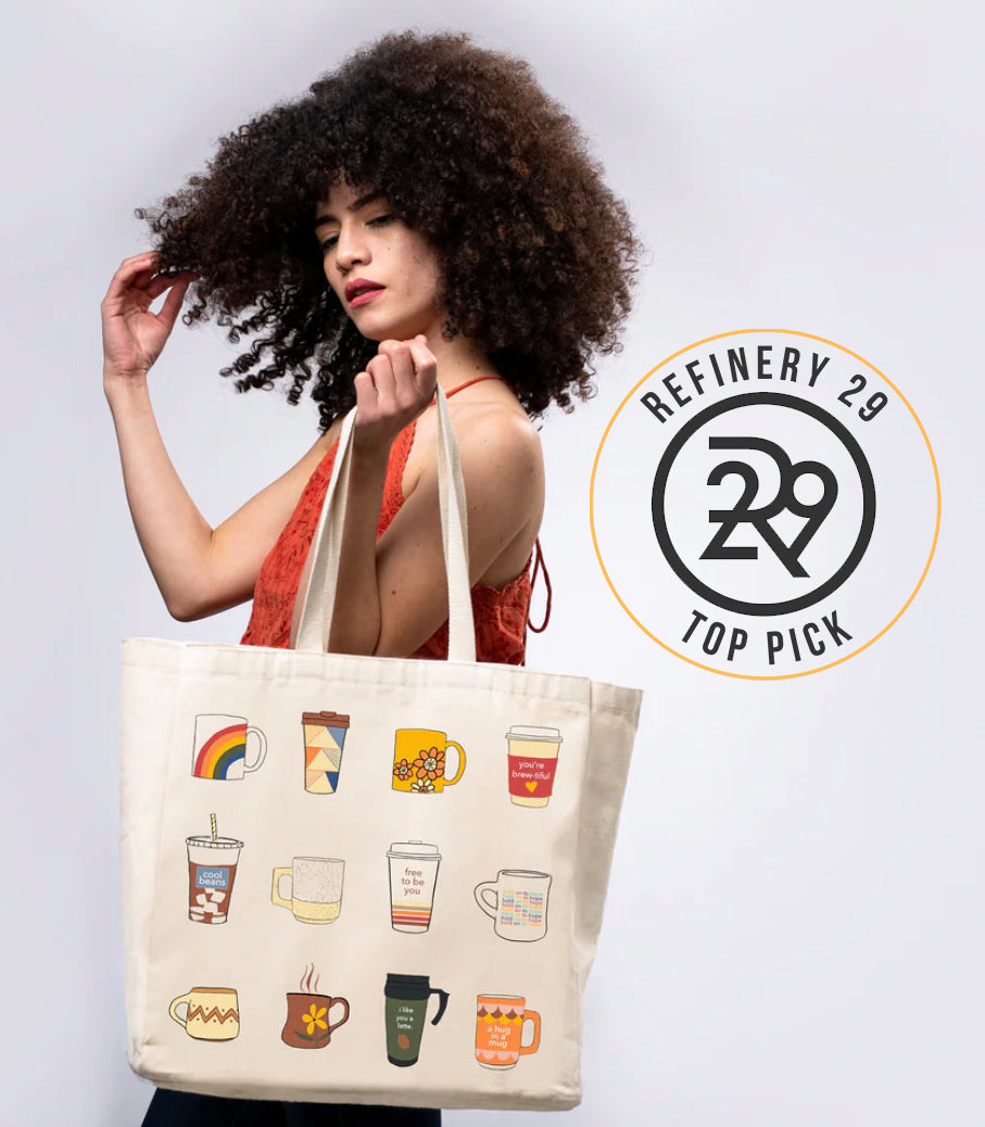 Coffee Lover Organic Cotton Tote Bag