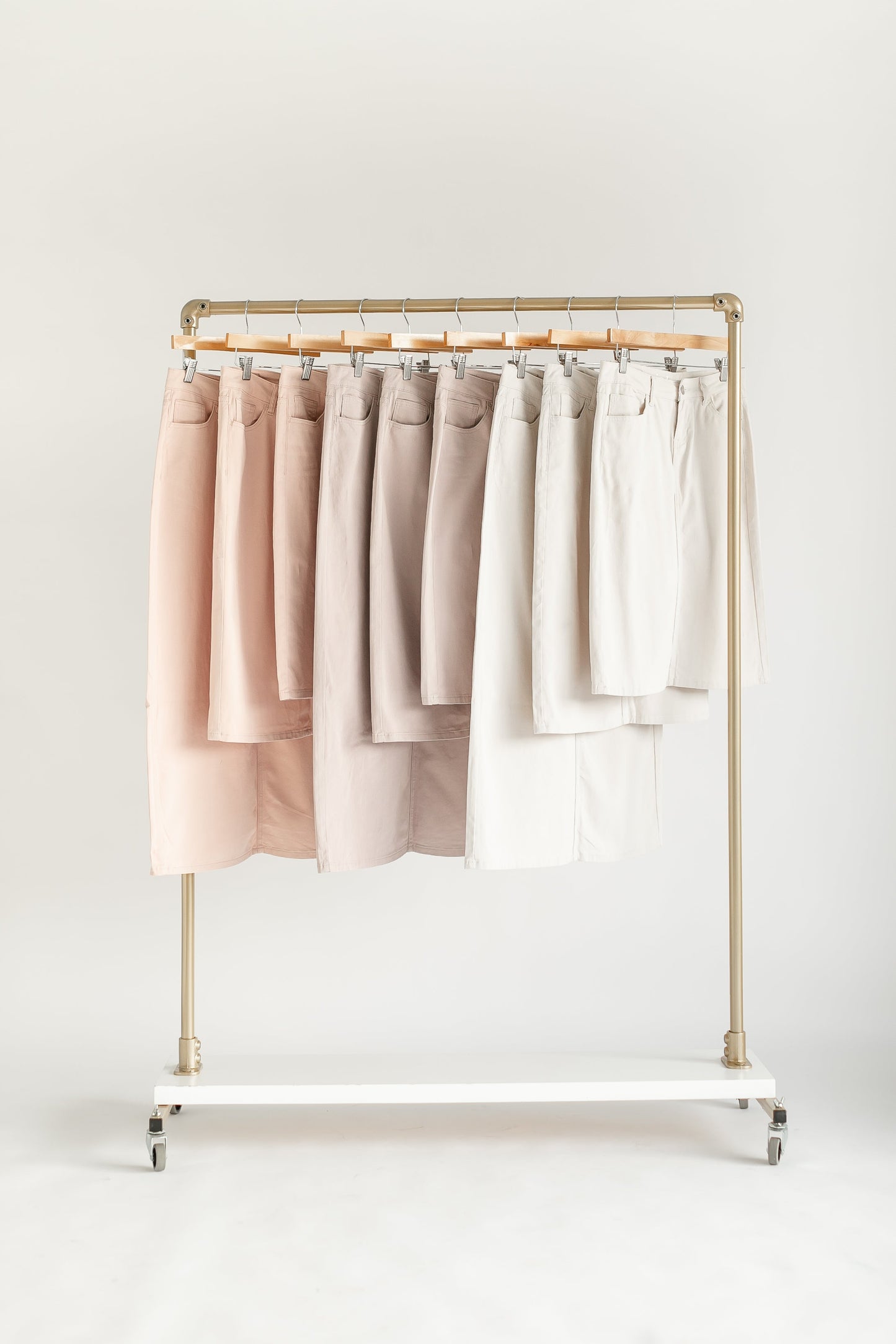 Remi Cloud Denim Midi Skirt