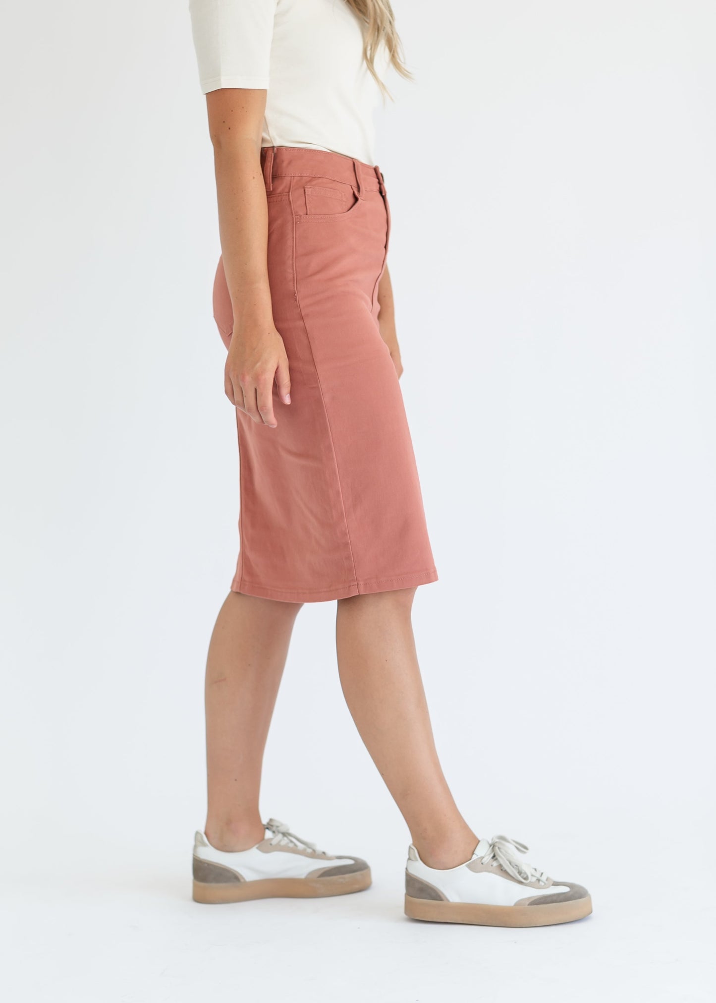 Remi Denim Midi Skirt