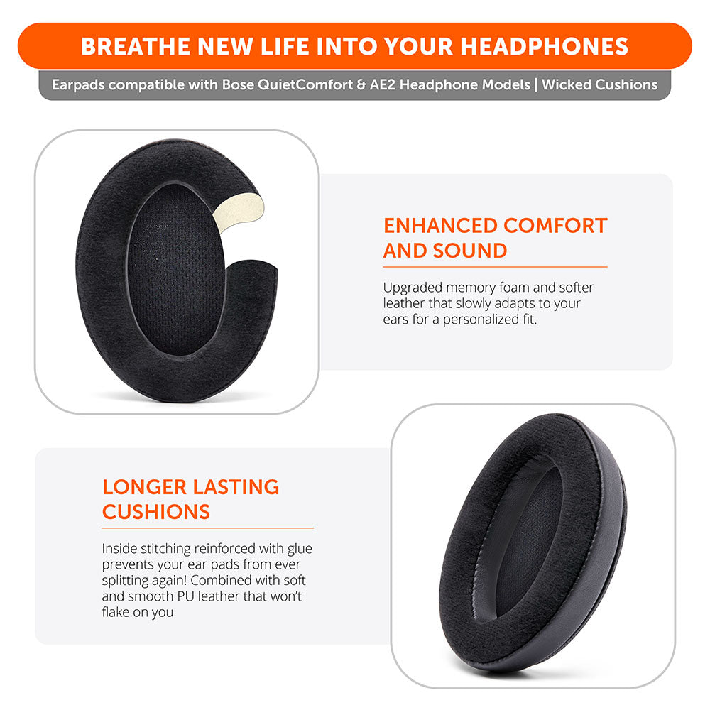 Replacement Earpads For Bose QC15 Headphones