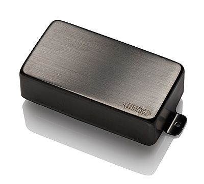 Active Ceramic Humbucker Bridge Guitar Pickup EMG 81 Brushed Black Chrome