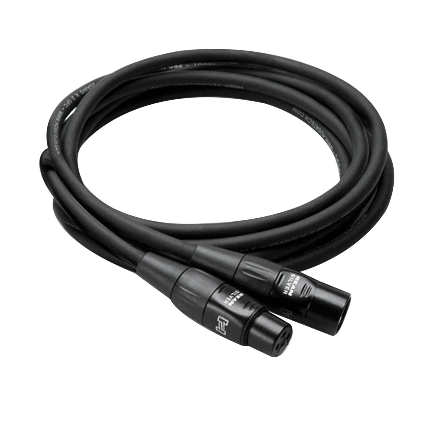 Hosa Pro Microphone Cable 25 Feet 2 Pack REAN XLR3F to XLR3M