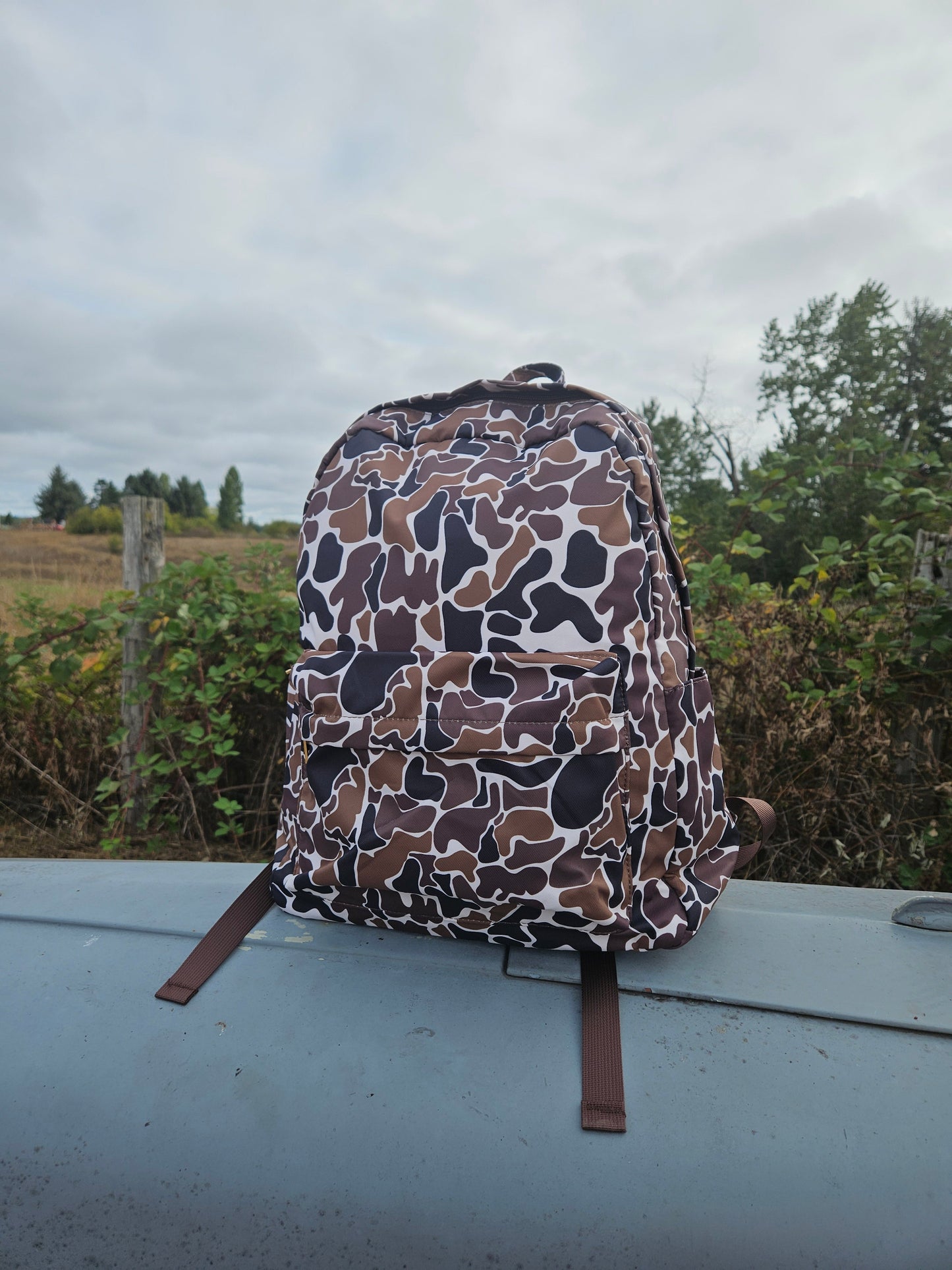 Kids Backpack Padded Straps with Front Zippered Pocket Country Chic Baby Co