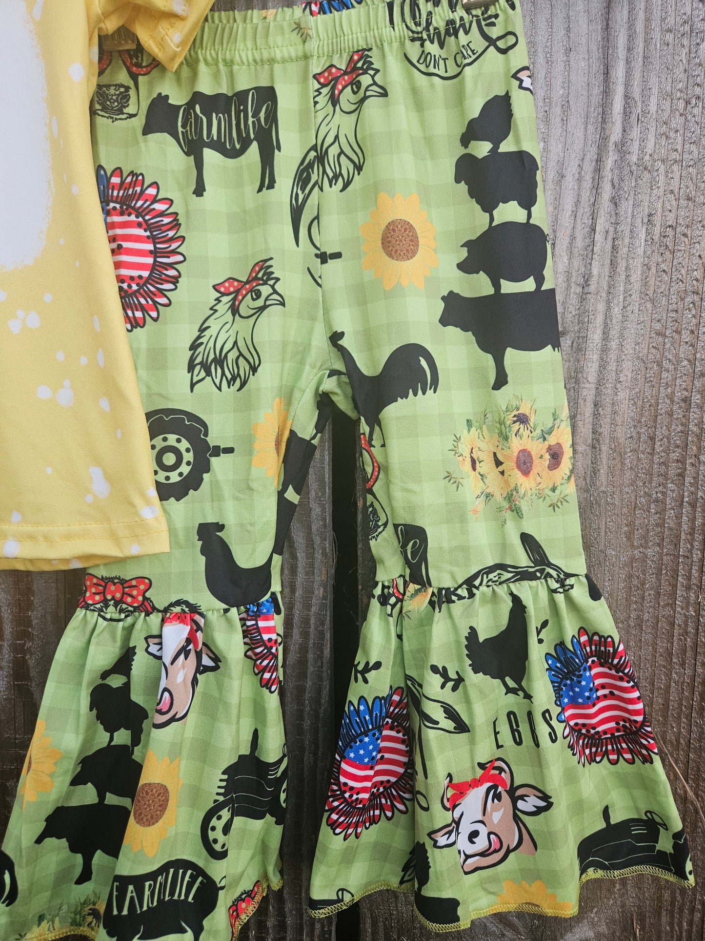 Farm Hair Bell Bottom Set Bell Bottom Set Country Chic Baby Co