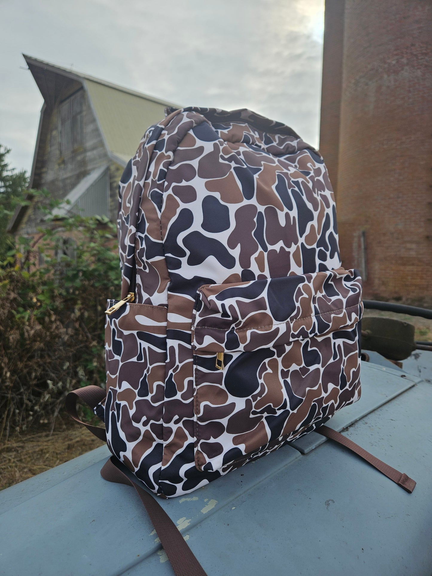 Kids Backpack Padded Straps with Front Zippered Pocket Country Chic Baby Co