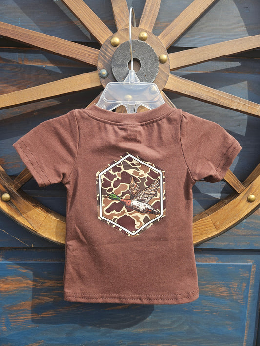 Mallard Duck Playful Design T-shirt Country Chic Baby Co