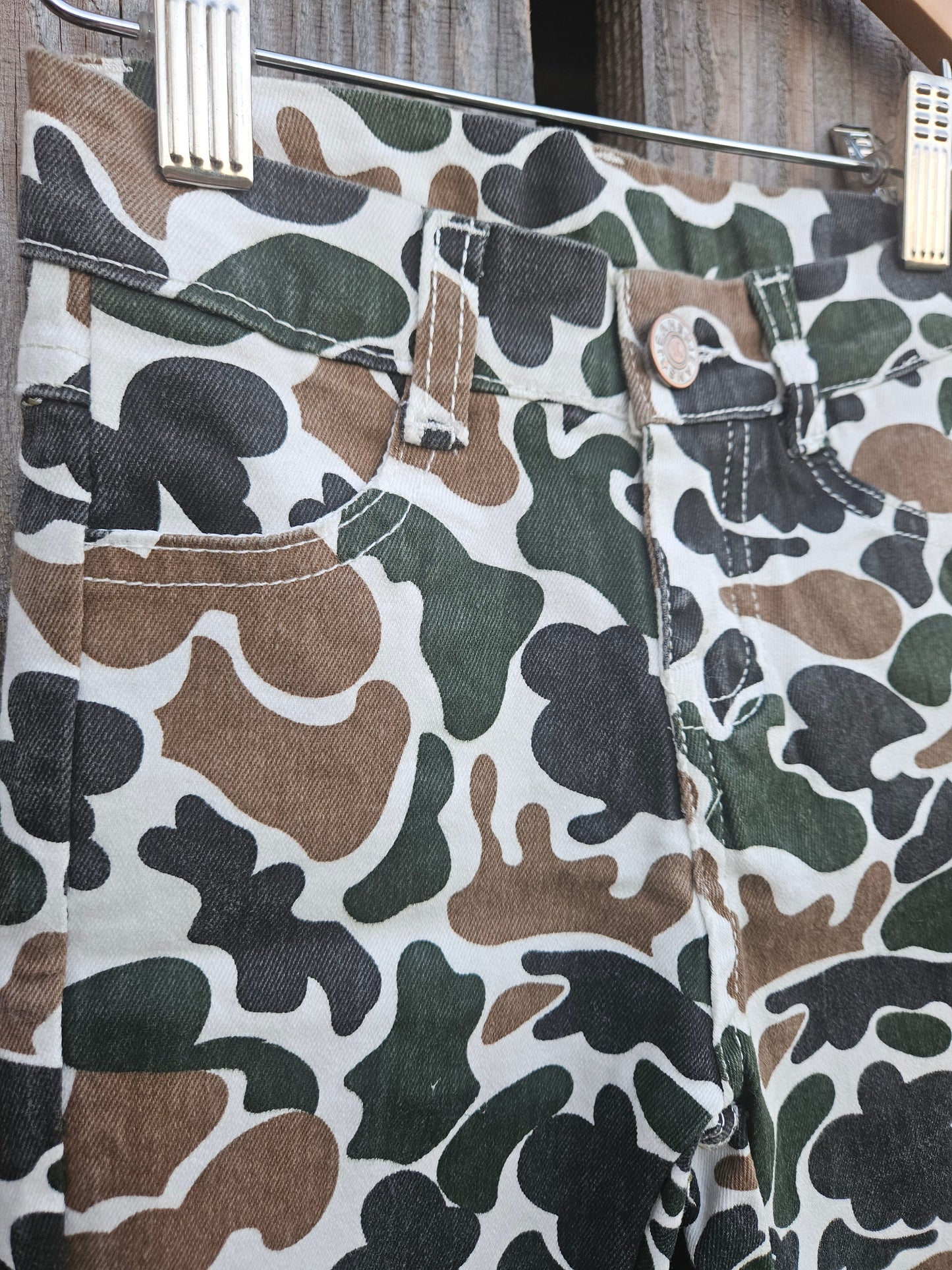 Boys Camo Denim Pant Adjustable Waist Denim Pant Country Chic Baby Co