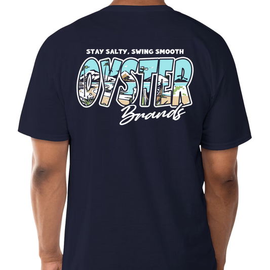 stay salty swing smooth tee Oyster Brands