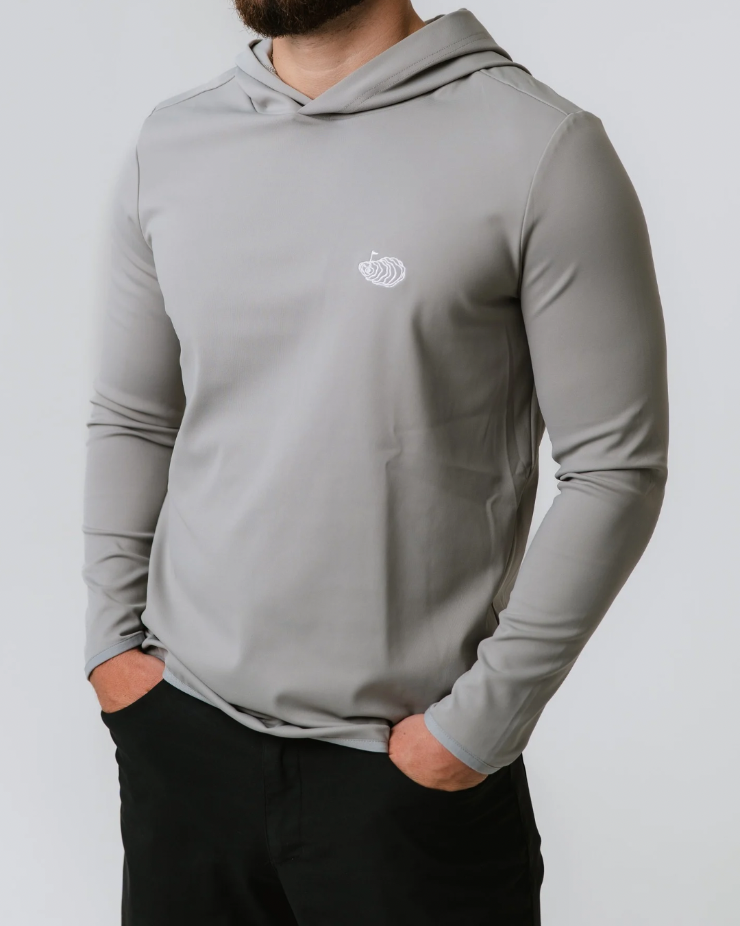Athletic Fit Quick Dry Hoodie with Embroidered Logo On Par Performance