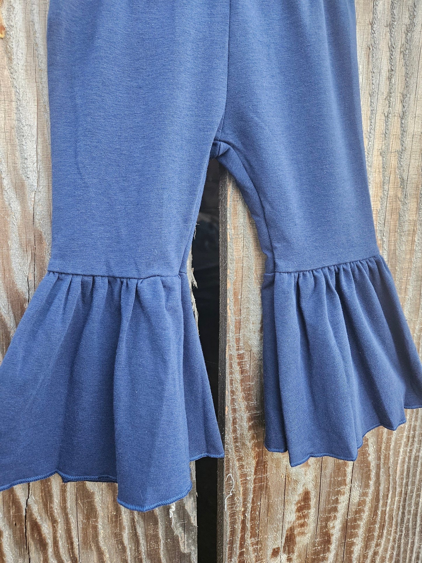 Blues Bell Bottoms Navy Blue Cotton/Spandex Bell Bottoms Country Chic Baby Co