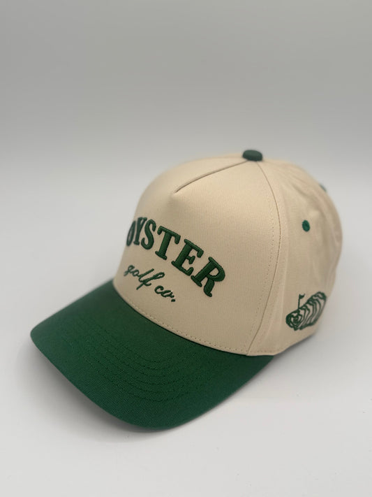 Oyster Golf Co. Two Tone Raised Embroidered 5 Panel Hat