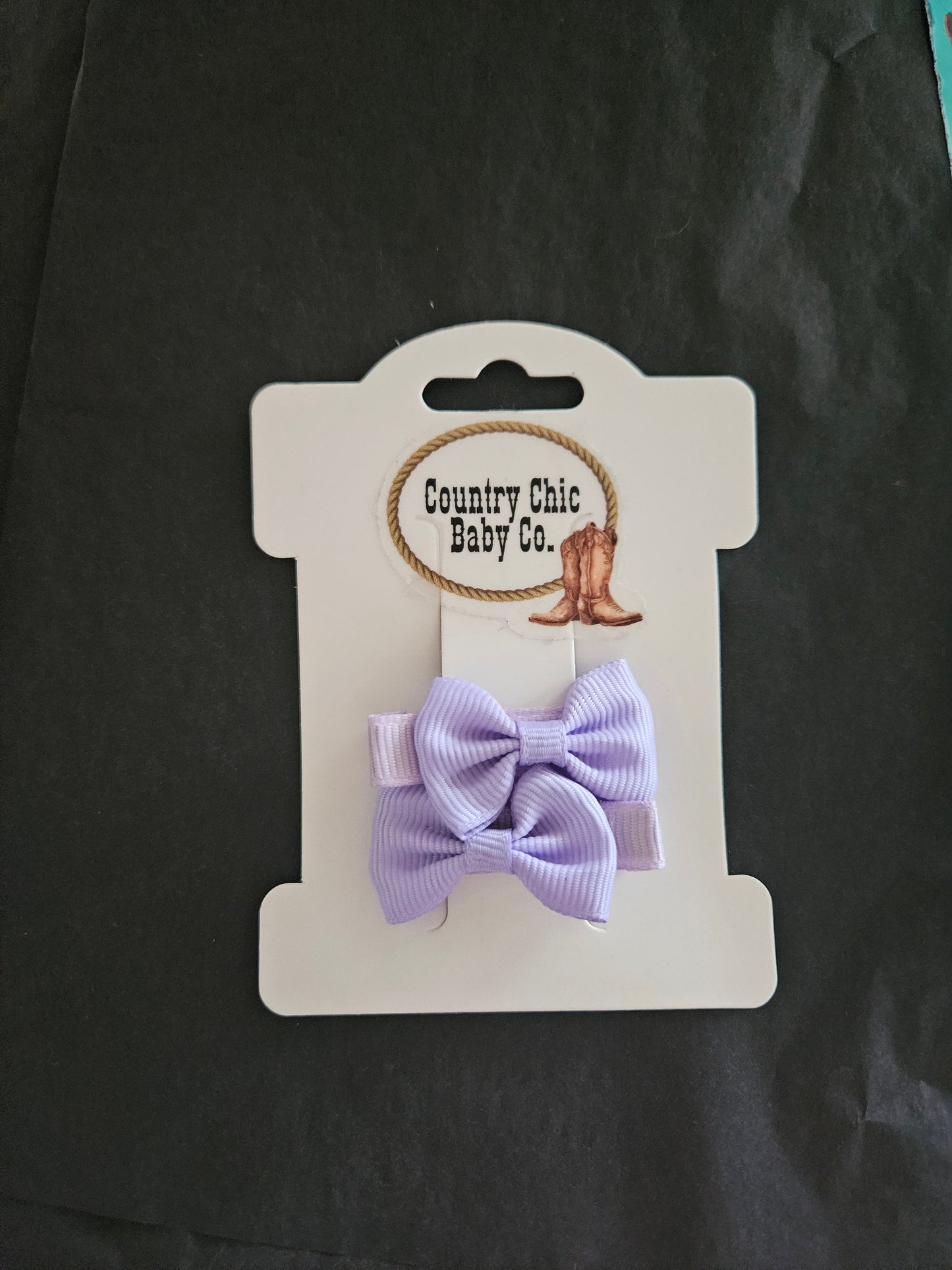Mini Bow Clips Small Hair Accessories Country Chic Baby Co