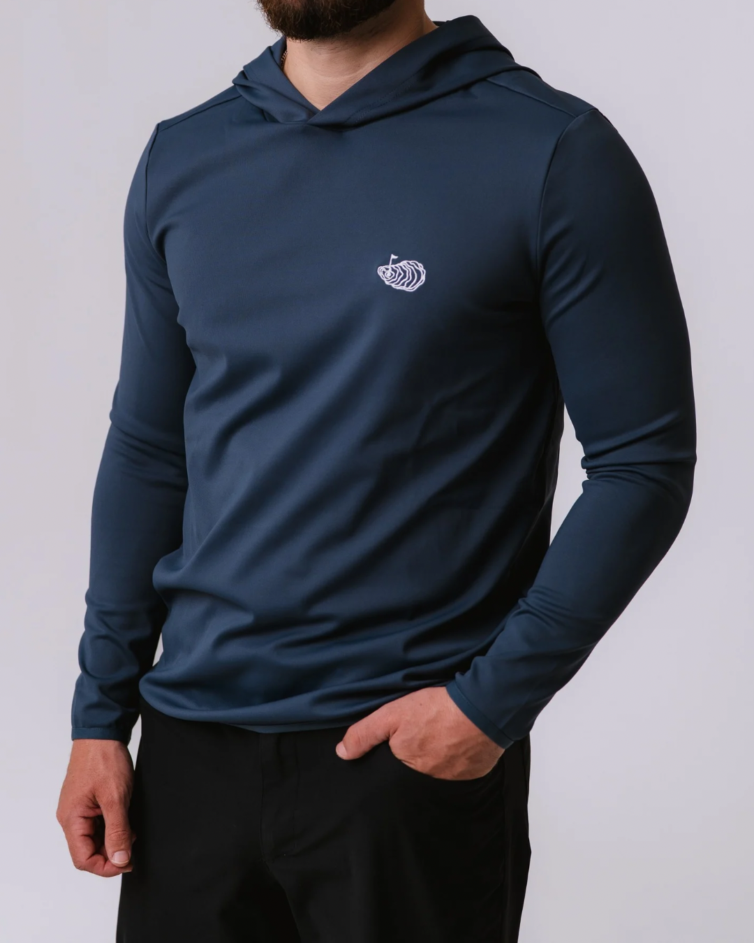 Athletic Fit Quick Dry Hoodie with Embroidered Logo On Par Performance