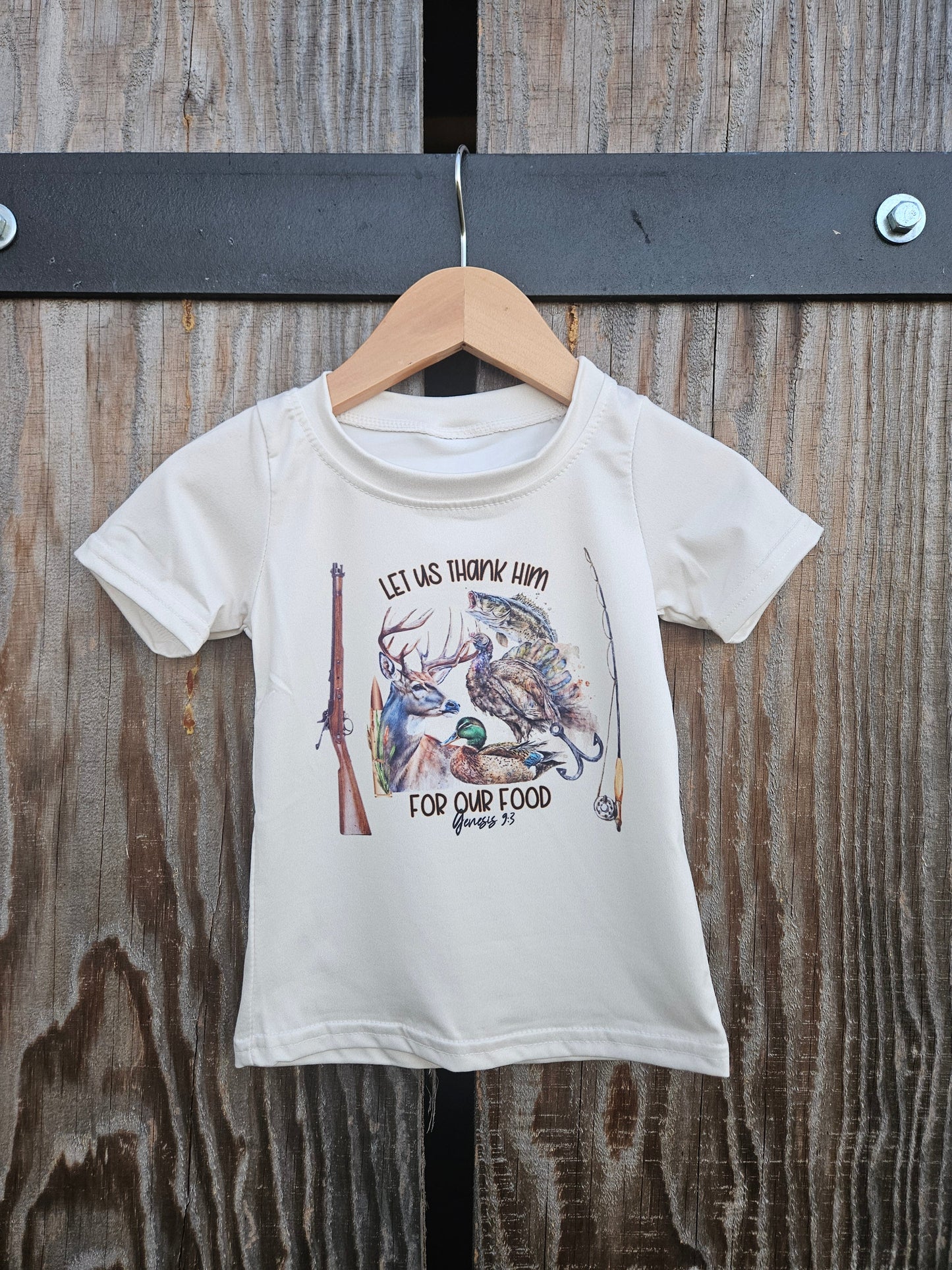 Let Us Thank Him Genesis 9:3 Shirt Country Chic Baby Co