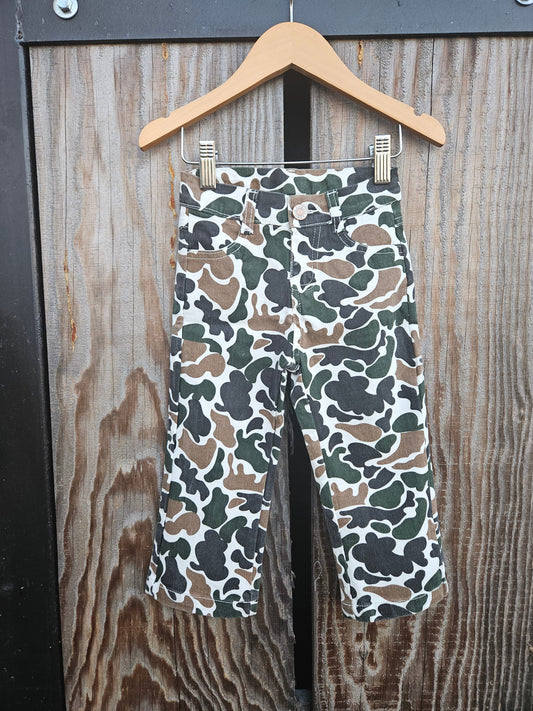 Boys Camo Denim Pant Adjustable Waist Denim Pant Country Chic Baby Co