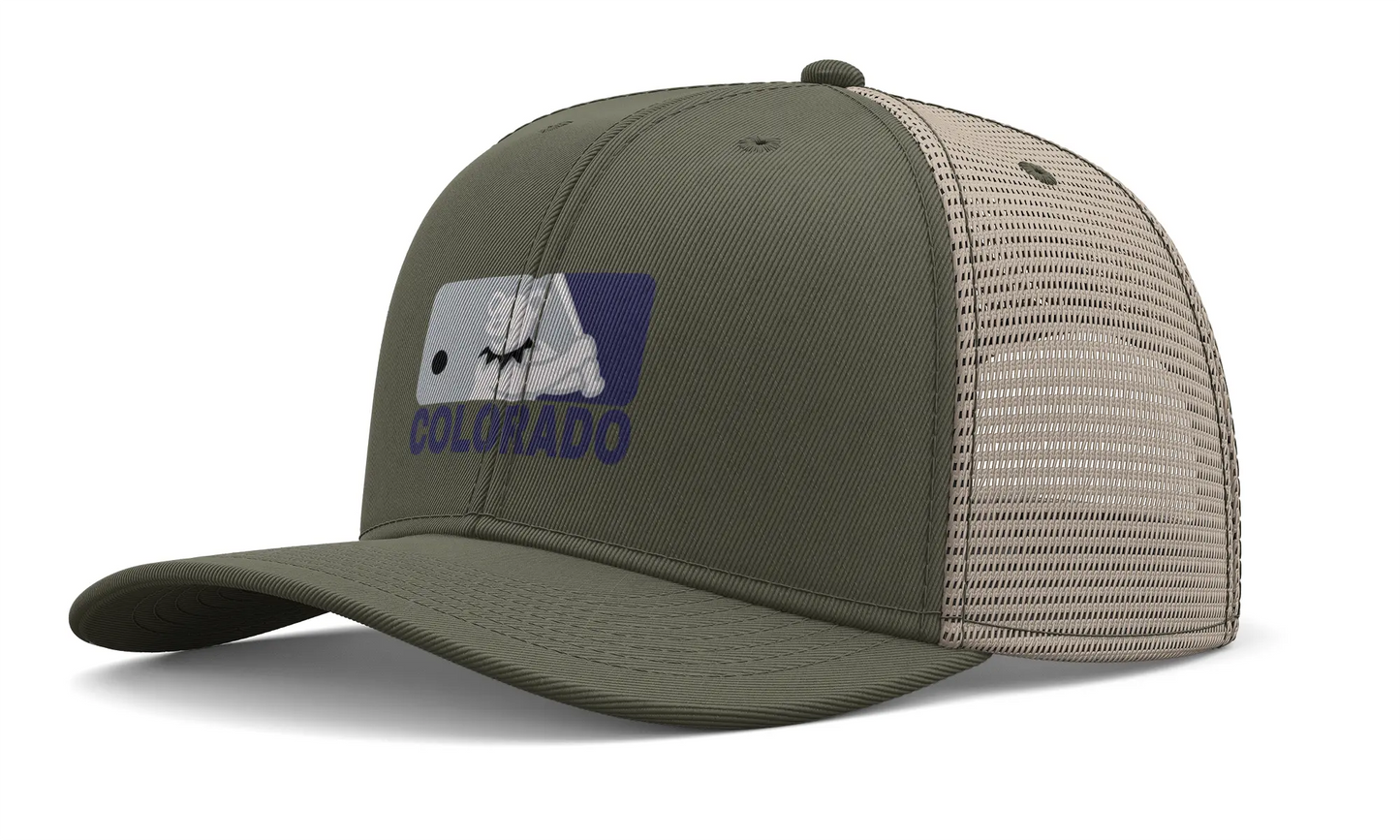 Colorado Baseball Edition Dancing Bear Logo Trucker Cap The Ballpark Collection