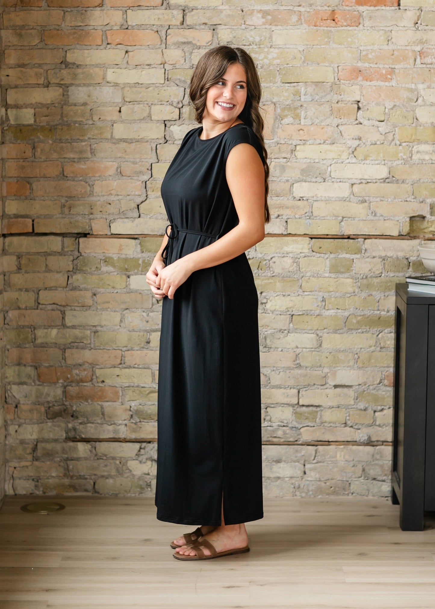 Romy Self Tie Maxi Dress