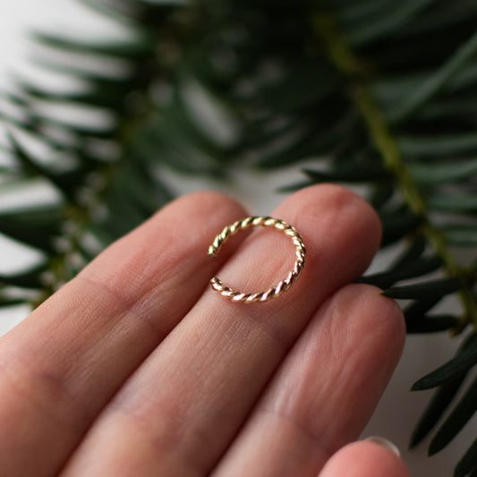 Rope 14k Gold Filled Ear Cuff Jewelry Sela Designs