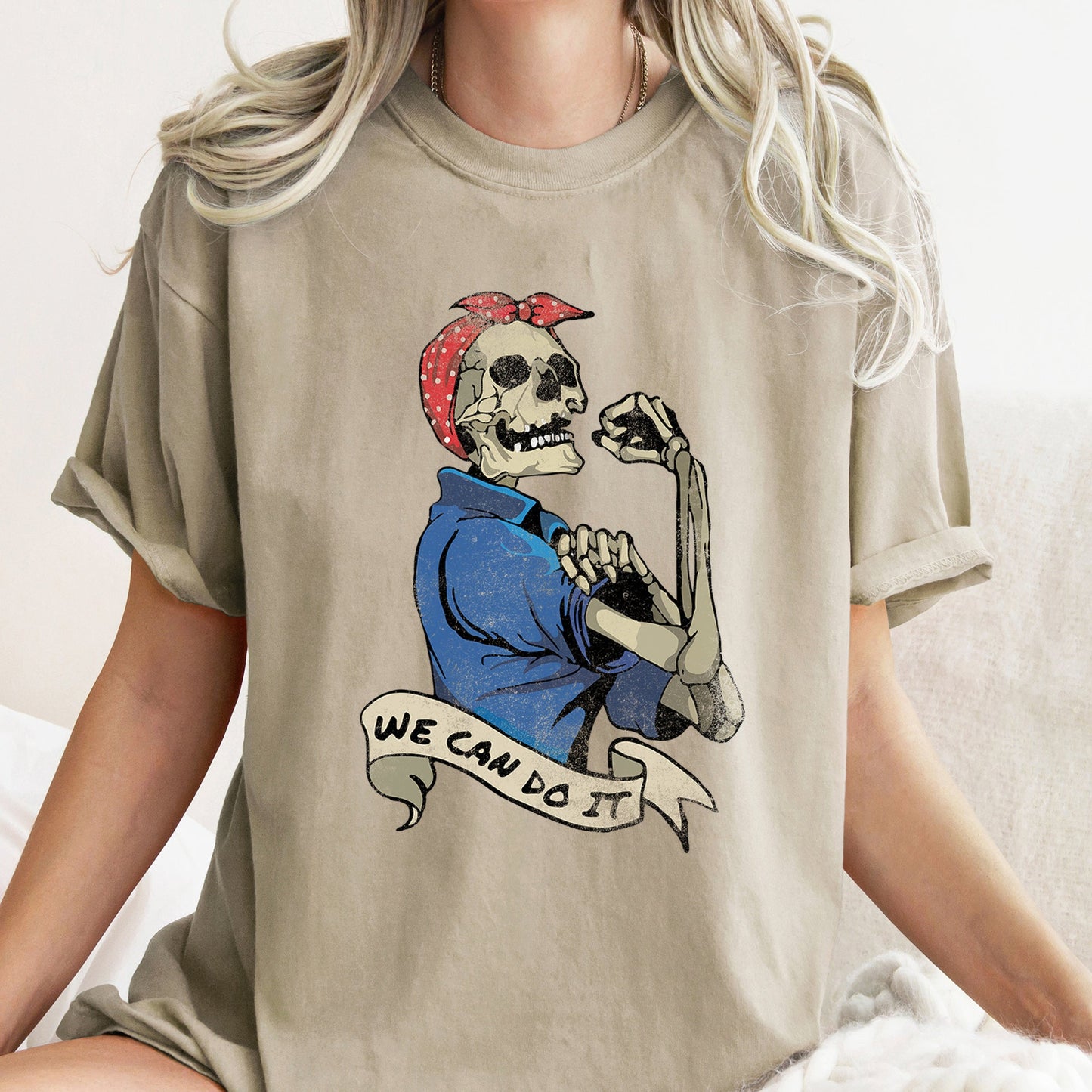 Rosie the Riveter We Can Do It Retro Halloween Comfort Colors Tshirt