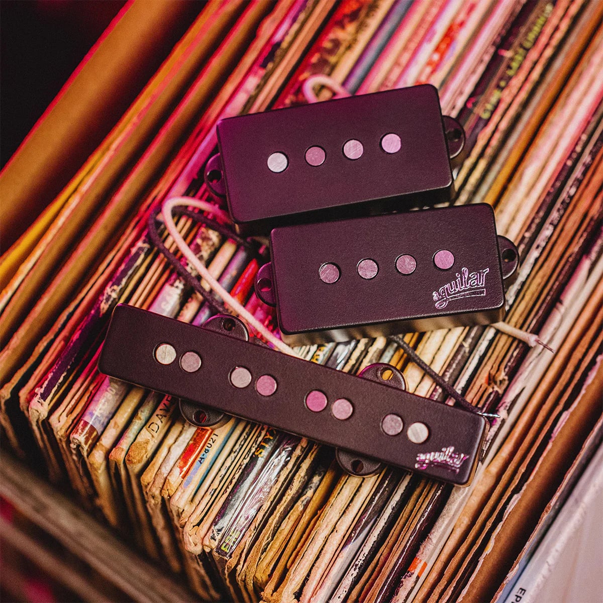 Aguilar AG 4P/J-HC Hum-Canceling 4-string PJ Pickup Set