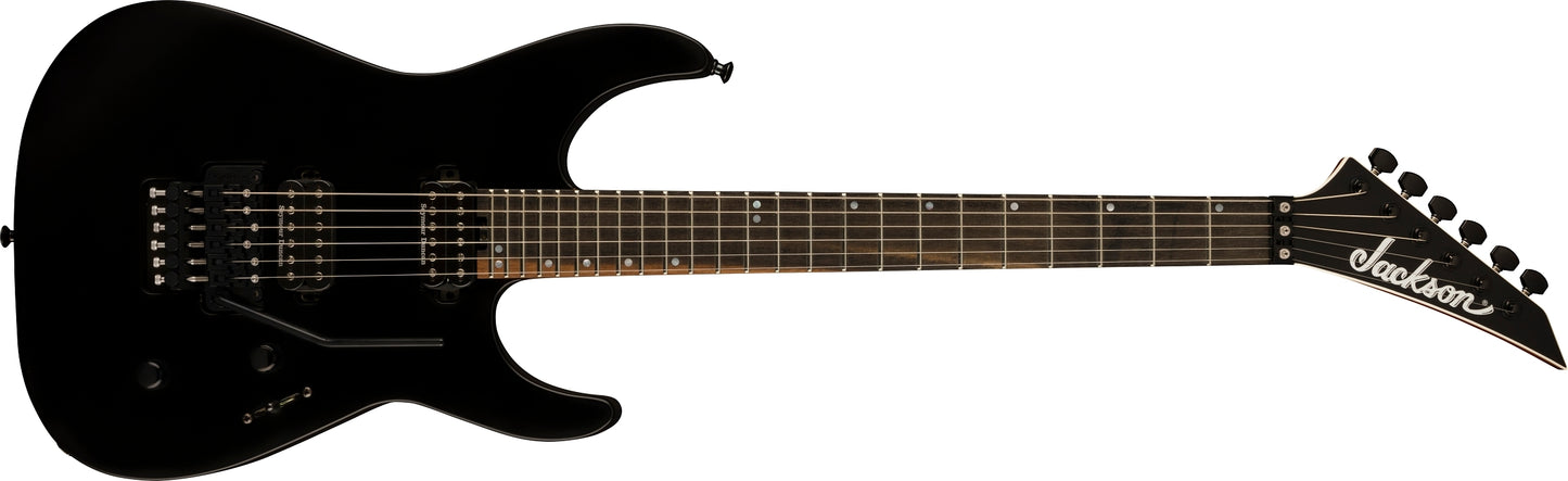 Electric Guitar Satin Black Jackson American Series Virtuoso