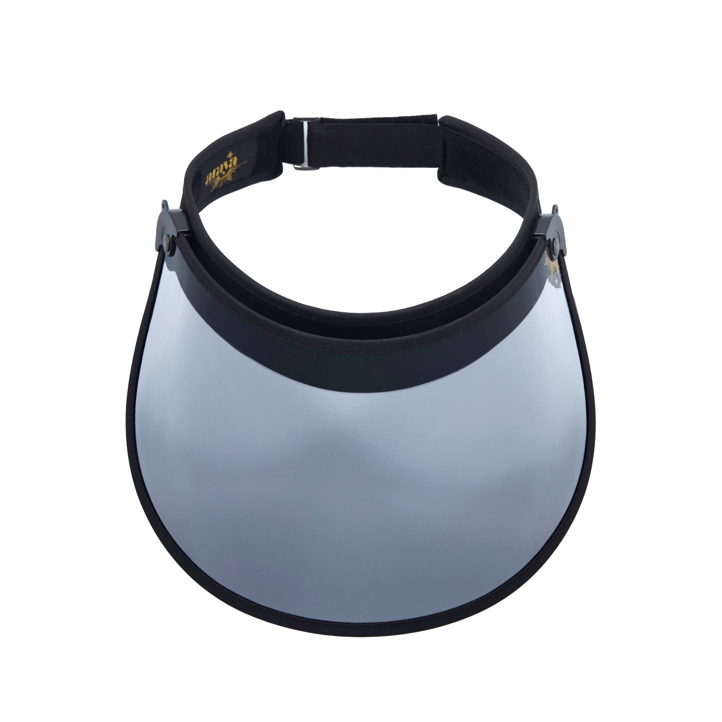 Black Transparent Visor Adjustable Comfort Strap Dorado