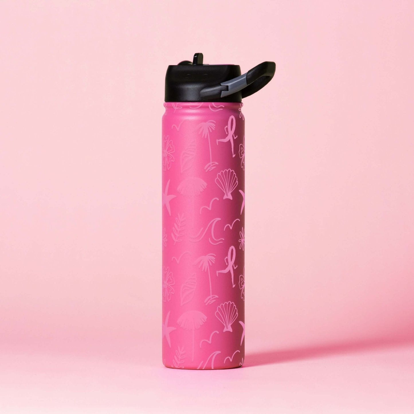 27 oz. Matte Pink Sport Bottle SIC X DONNA Run with a Purpose