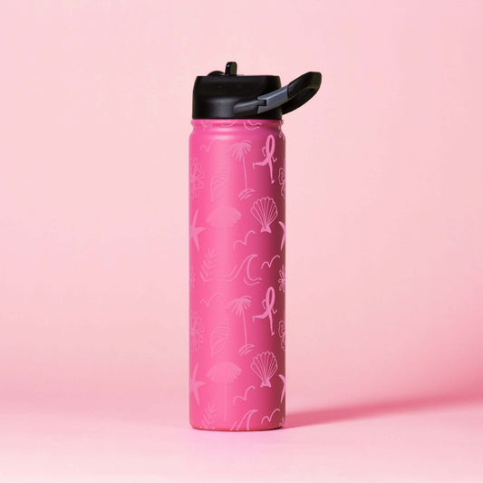 27 oz. Matte Pink Sport Bottle SIC X DONNA Run with a Purpose