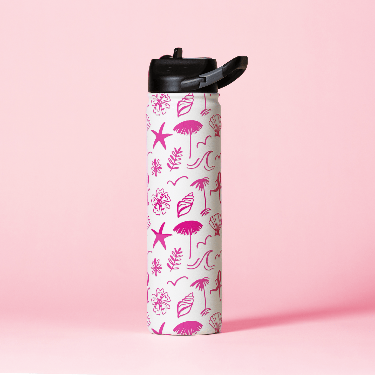 27 oz. Matte White Sport Bottle SIC X DONNA Run with a Purpose