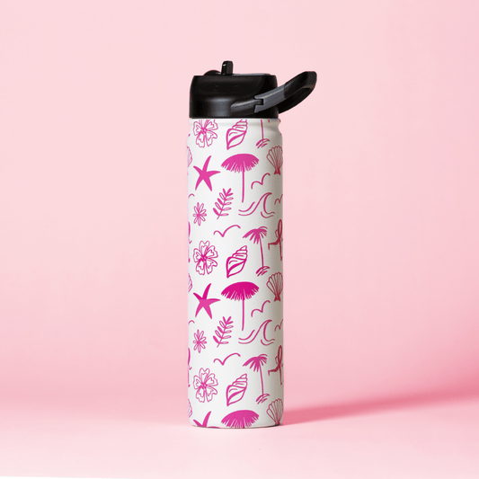 27 oz. Matte White Sport Bottle SIC X DONNA Run with a Purpose