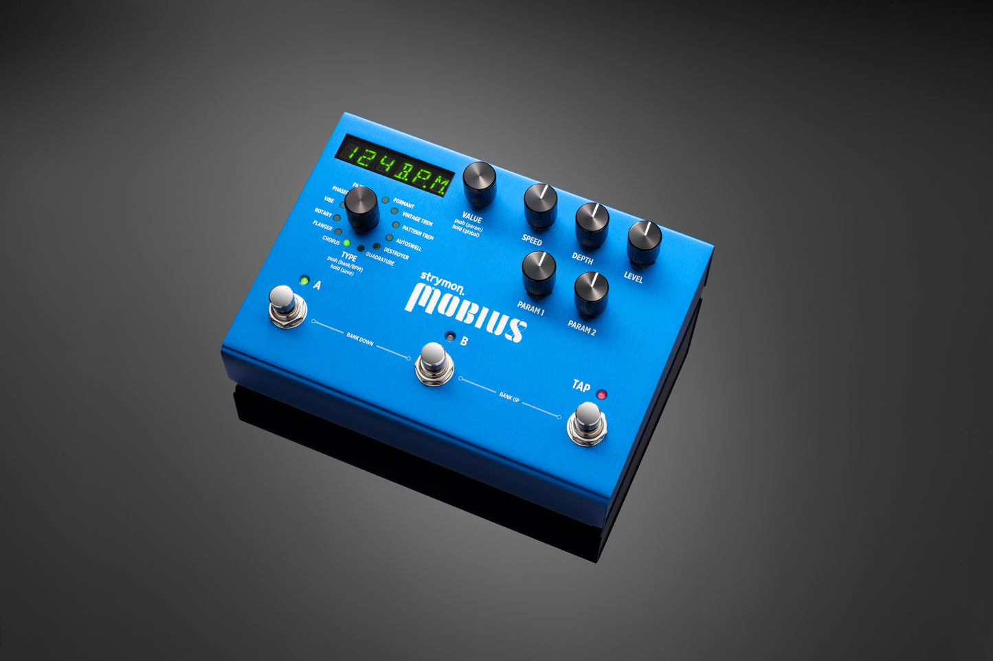 Strymon Mobius 12 Modulation Types Multidimensional Modulation Pedal