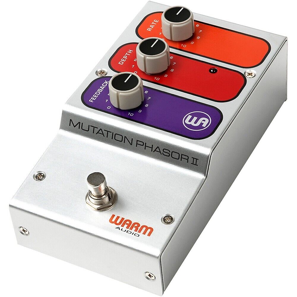 Warm Audio Mutation Phasor II Electro-Optical Phase-Shifting Effects Pedal Metal