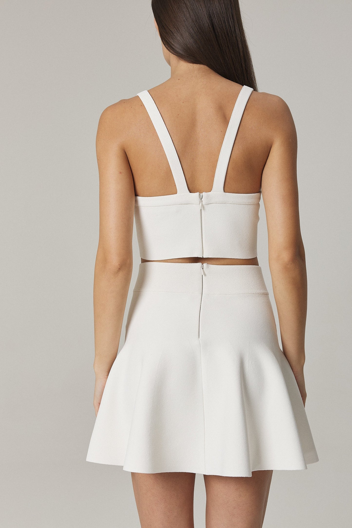 AMANDA KNITTED BRALETTE IN SUGAR