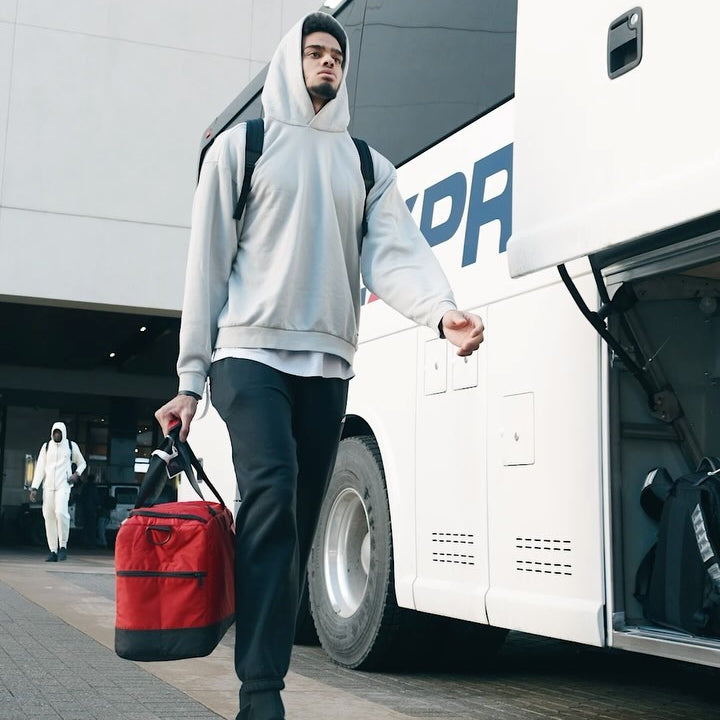 Red Sneaker Duffle TSA-Approved Carry-On Travel Bag