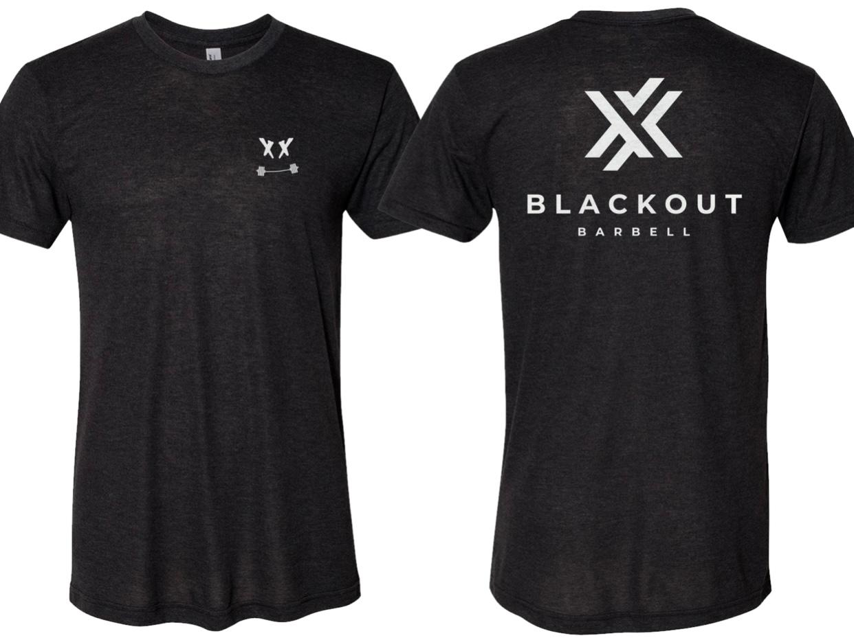 Abyss Soft Tri-Blend Tee Blackout Barbell
