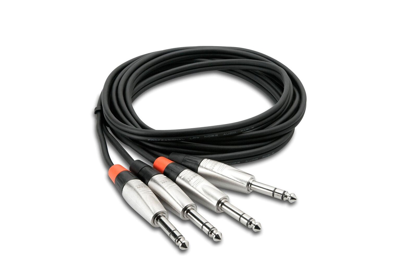 Hosa REAN Dual 1/4' Balanced TRS Stereo Cable 15FT