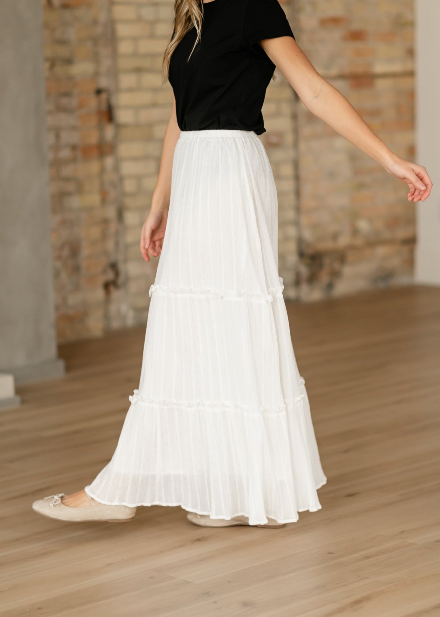 Serena Cotton Gauze Maxi Skirt