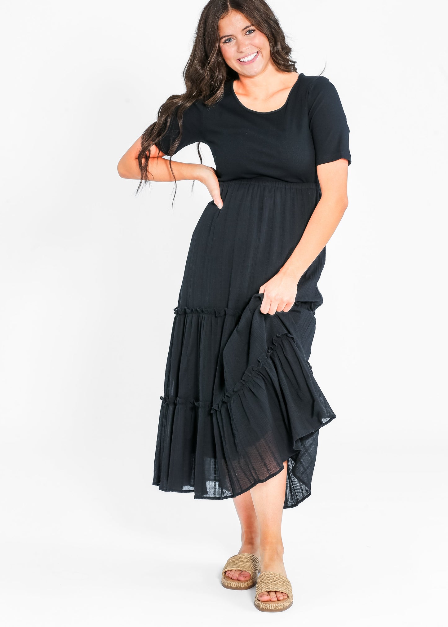 Serena Eyelet Maxi Dress