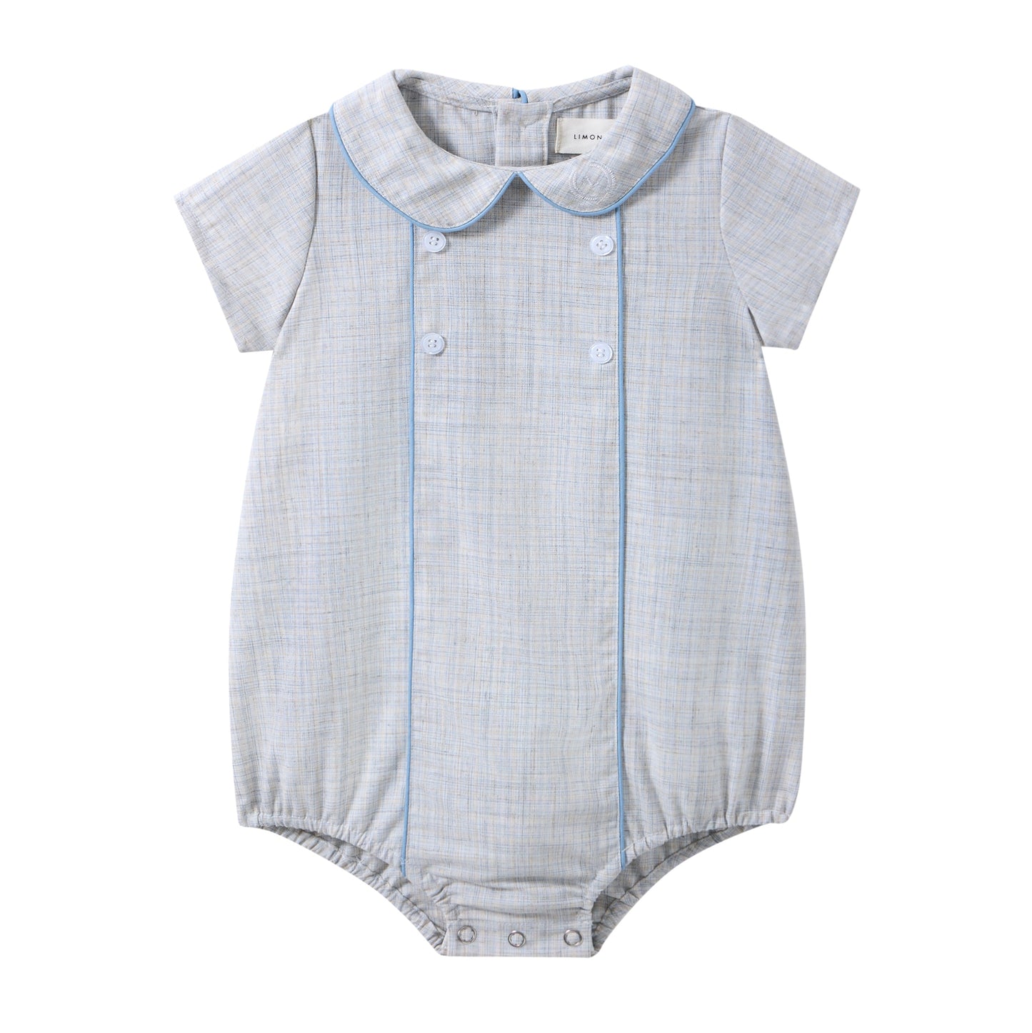 Signature Piped Boys Romper