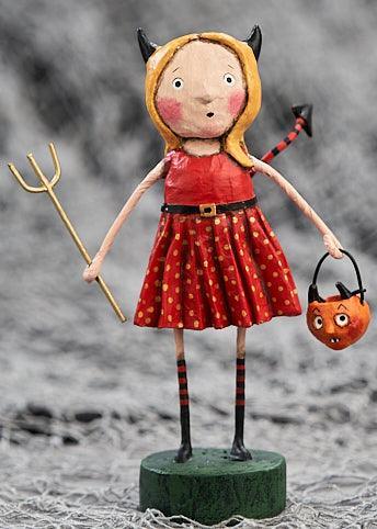 She Devil Hand Painted Halloween Figurine by Lori Mitchell