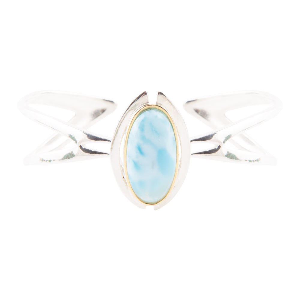 Larimar Adjustable Sterling Silver Cuff Bracelet Barse Jewelry
