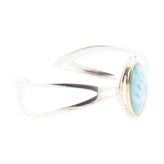 Larimar Adjustable Sterling Silver Cuff Bracelet Barse Jewelry