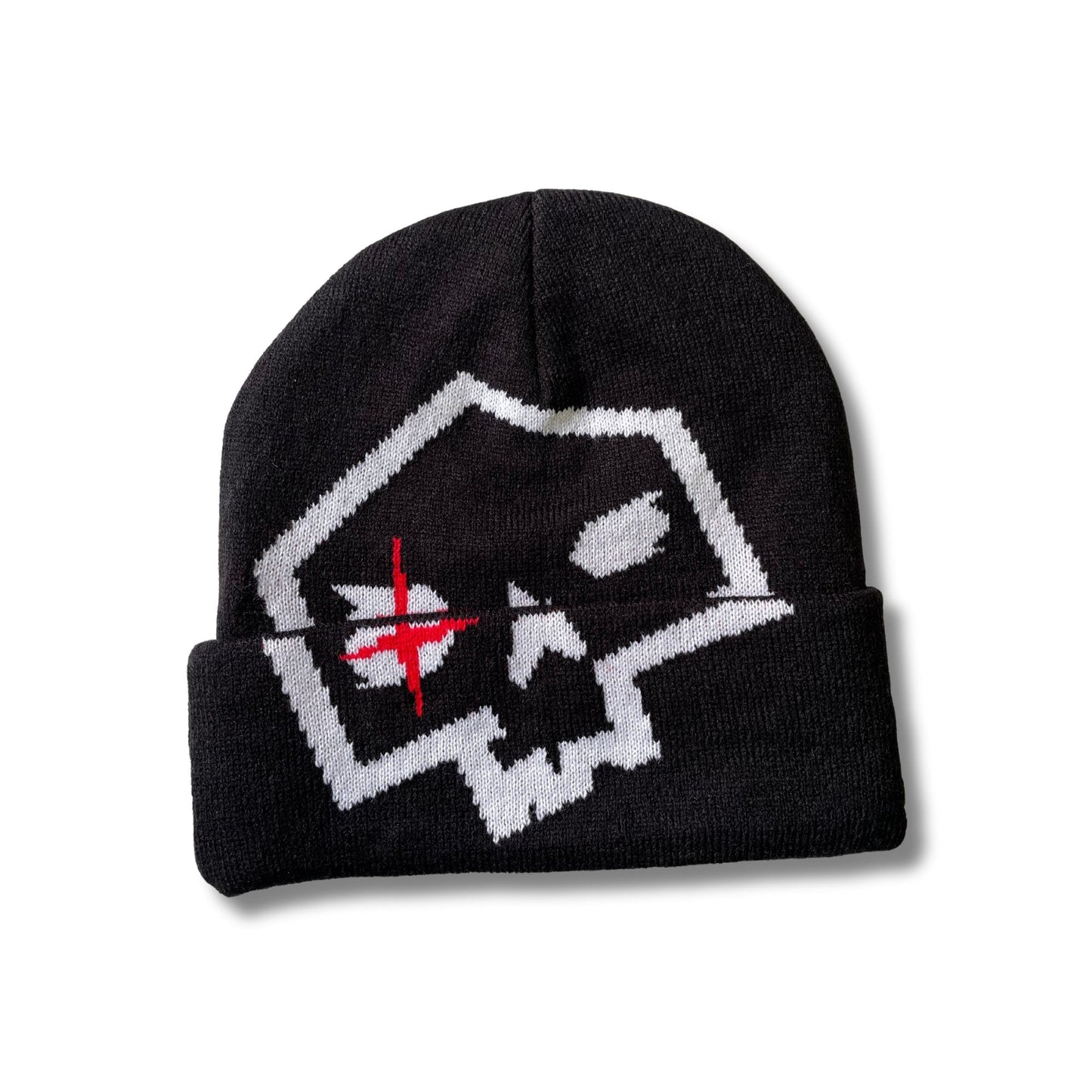 SkullRobot Knit Skull Logo Beanie