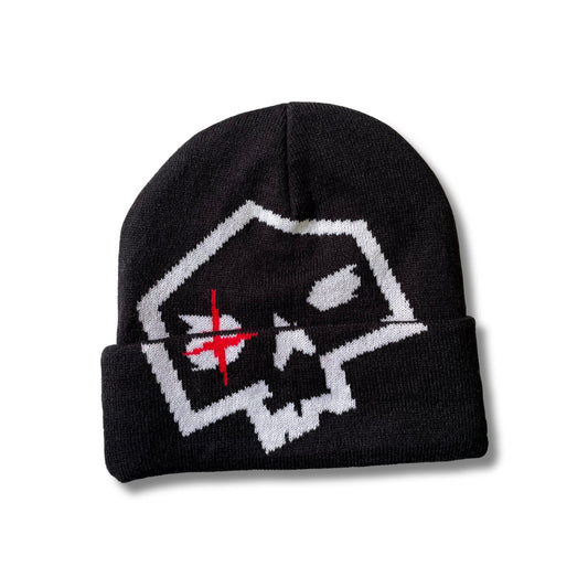SkullRobot Knit Skull Logo Beanie