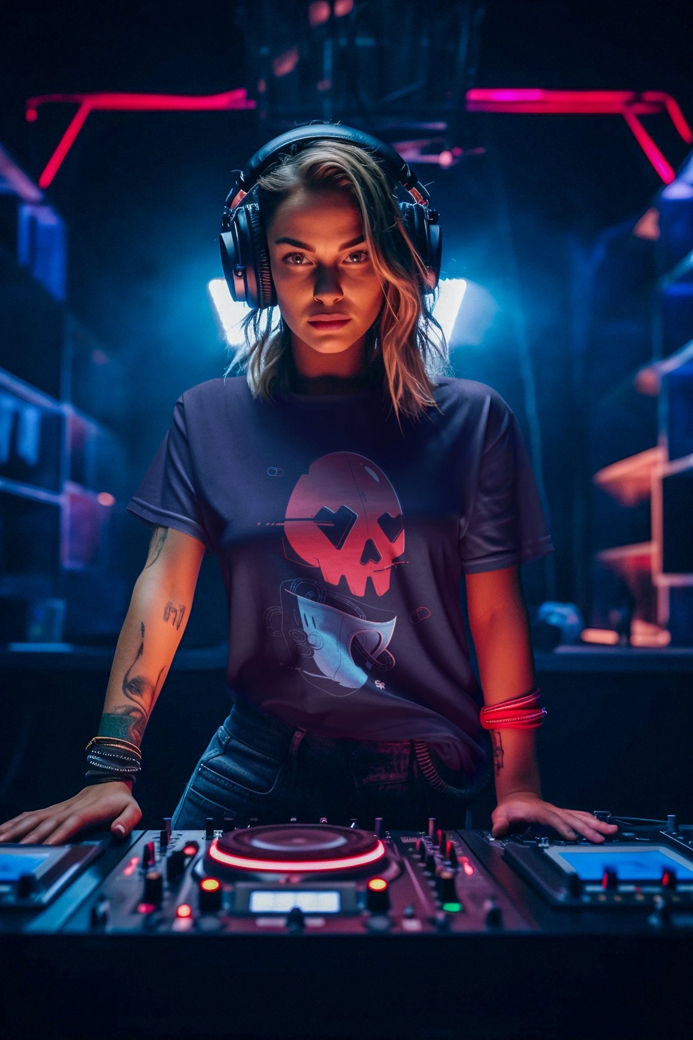 Nano-Pill SkullRobot Heavyweight T-Shirt